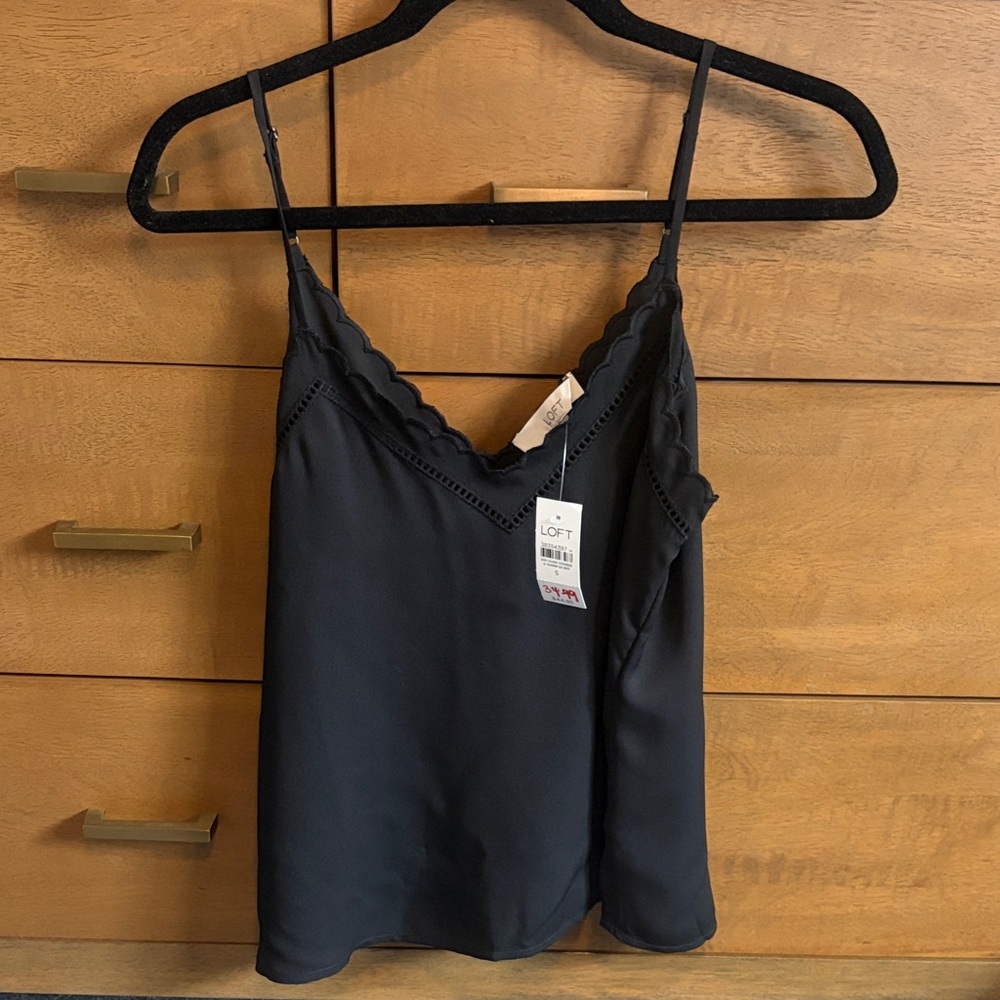 LOFT Elegant Black Camisole